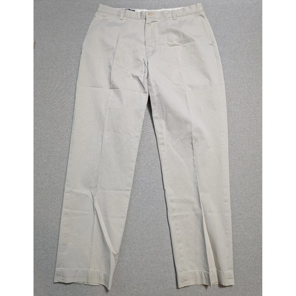 Polo Ralph Lauren Chino Mens Pants Prospect Pant Beige 36x32 VTG Twill Classic